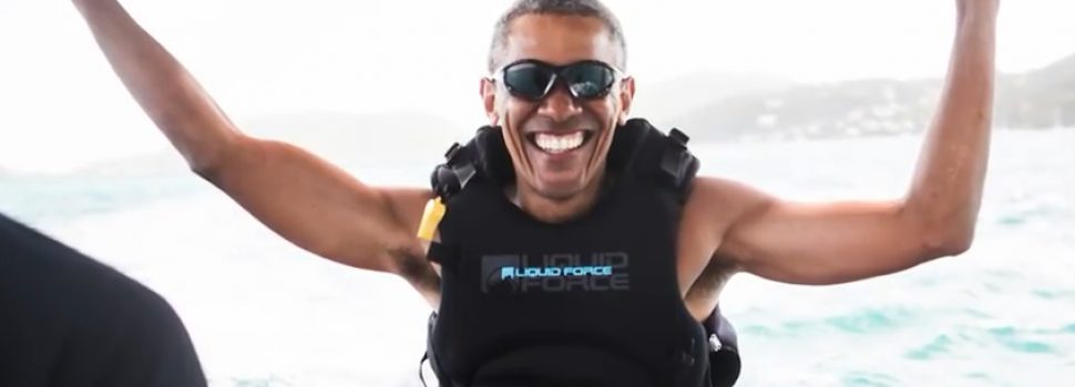 FHM-Barack Obama kitesurfen