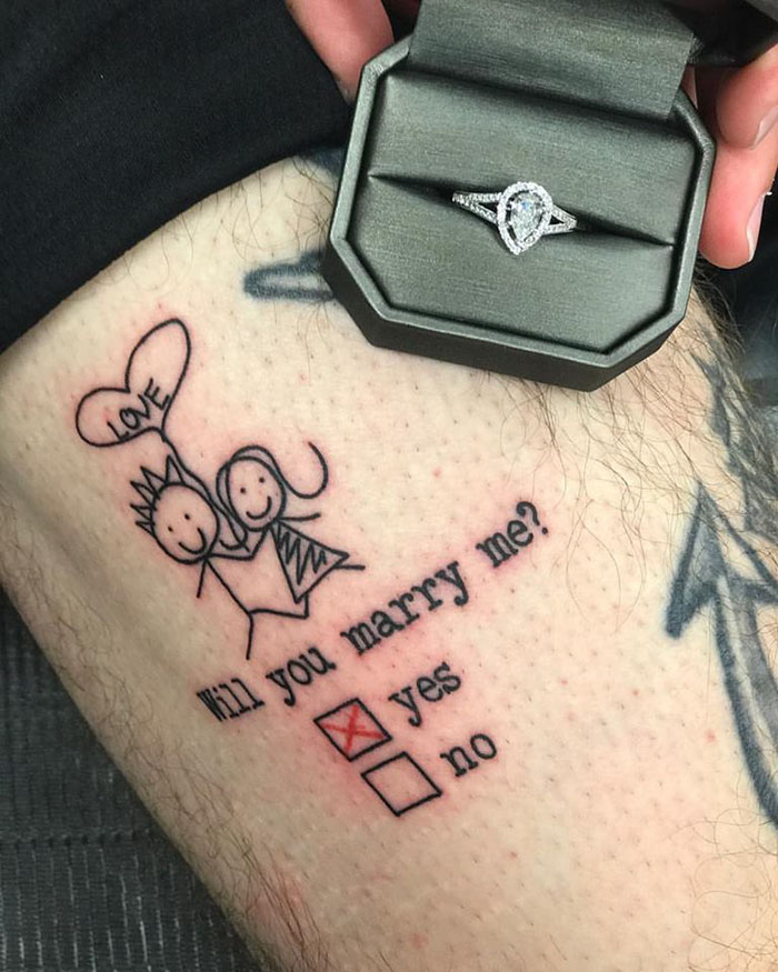 Tattoo huwelijk