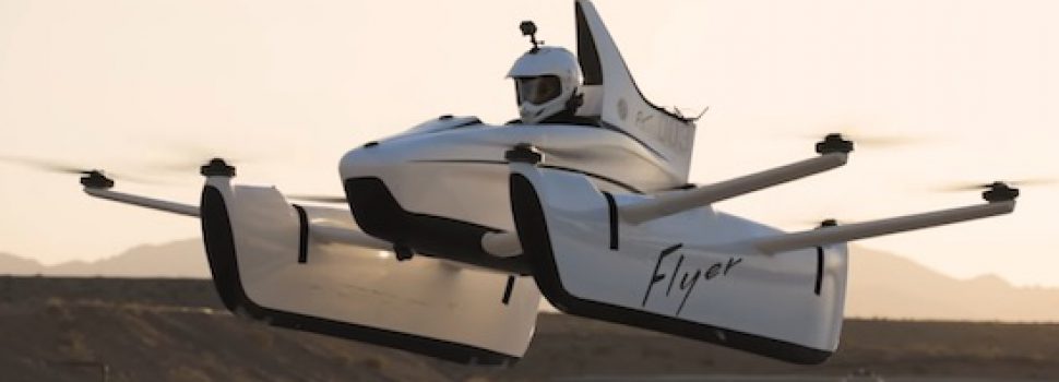 vliegende elektrische voertuig