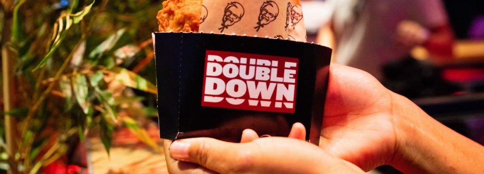 Double down burger KFC