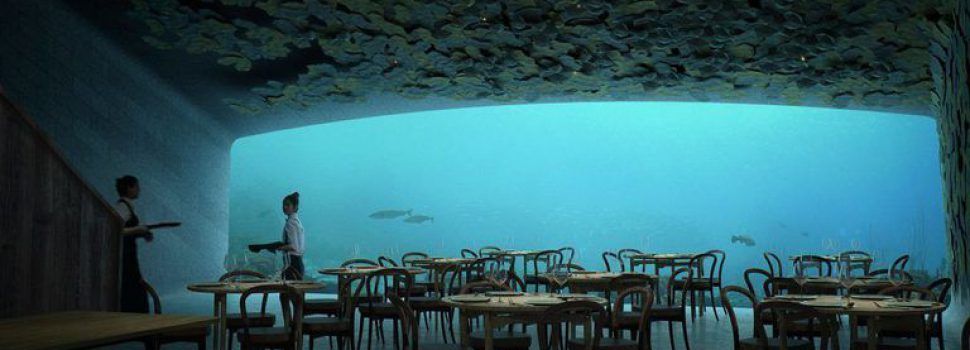 onderwater restaurant Noorwegen