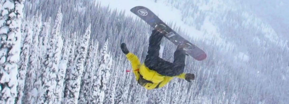 Snowboarden Ben Ferguson is een echte pro. 