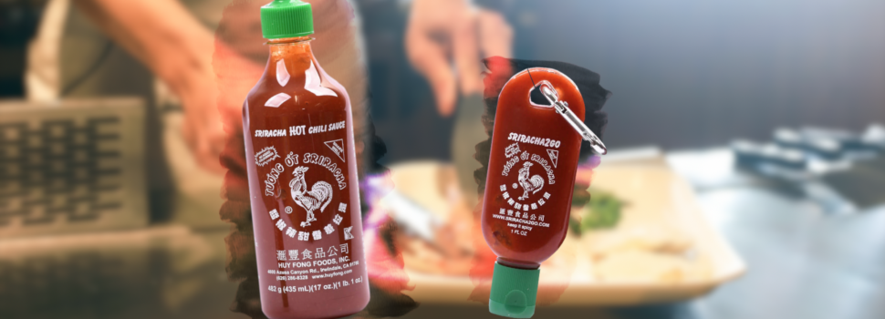 Sriracha sleutelhanger