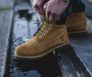 TImberland 6 inch yellow boots