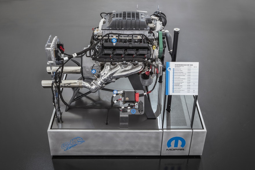 Motorblok V8 1000 pk MOPAR