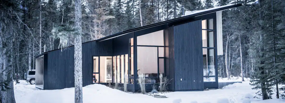 moderne Canadese chalet