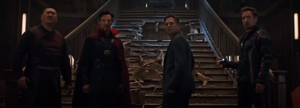Wong, Doctor Strange, Bruce Banner en Tony Stark